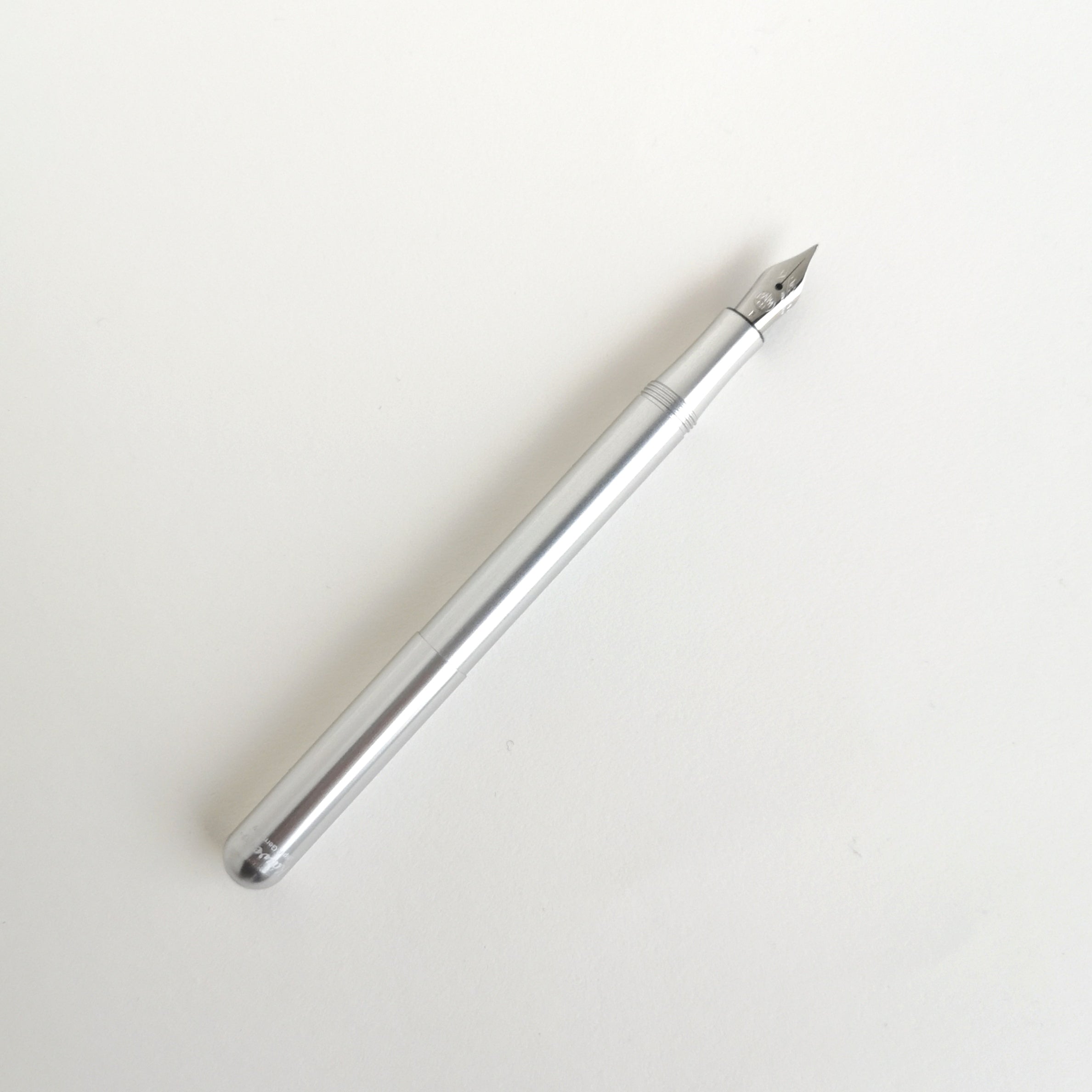 Kaweco Silver Liliput Fountain Pen with cap posted