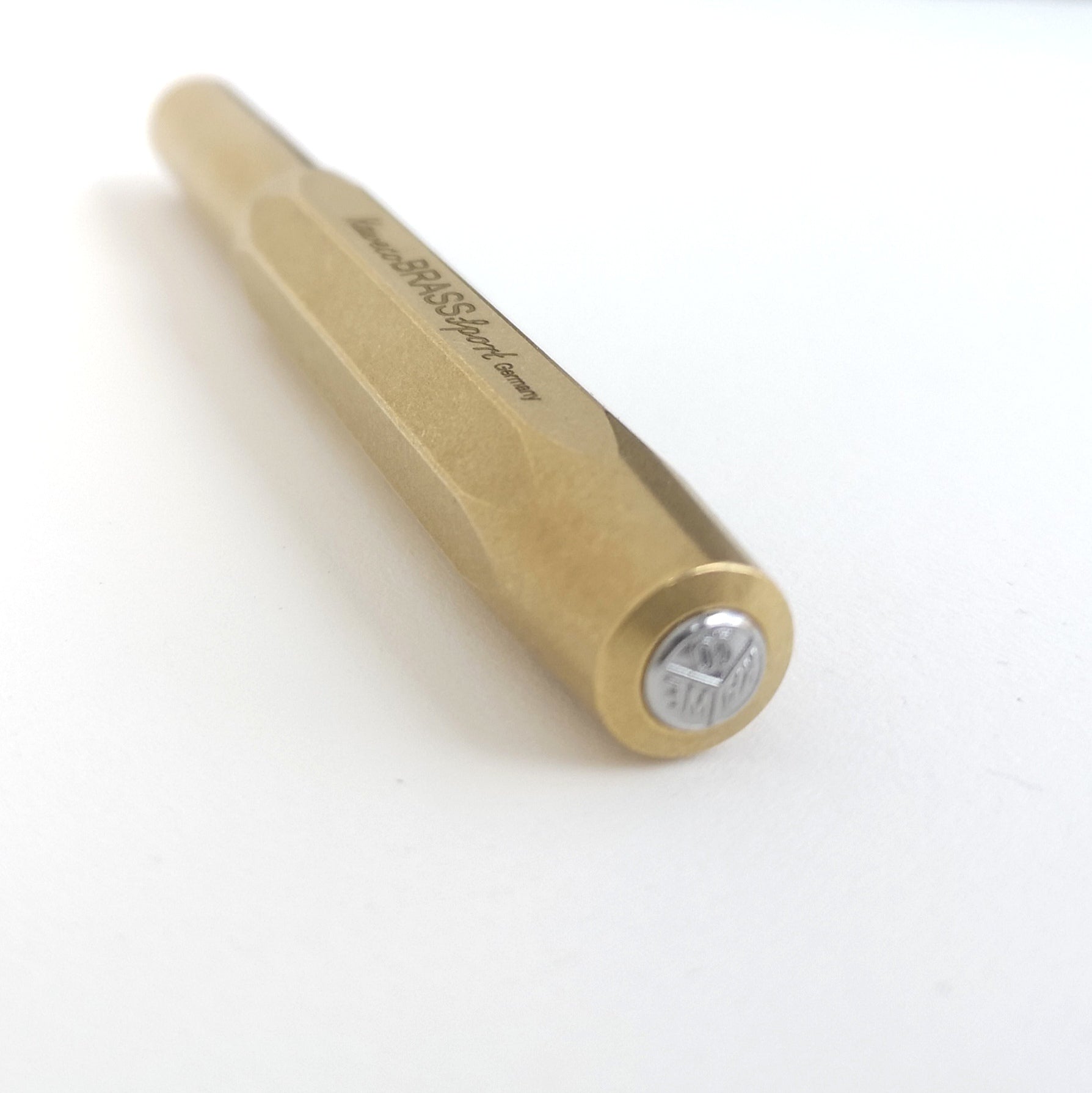 Brass Kaweco Sport Fountain Pen with Kaweco Logo