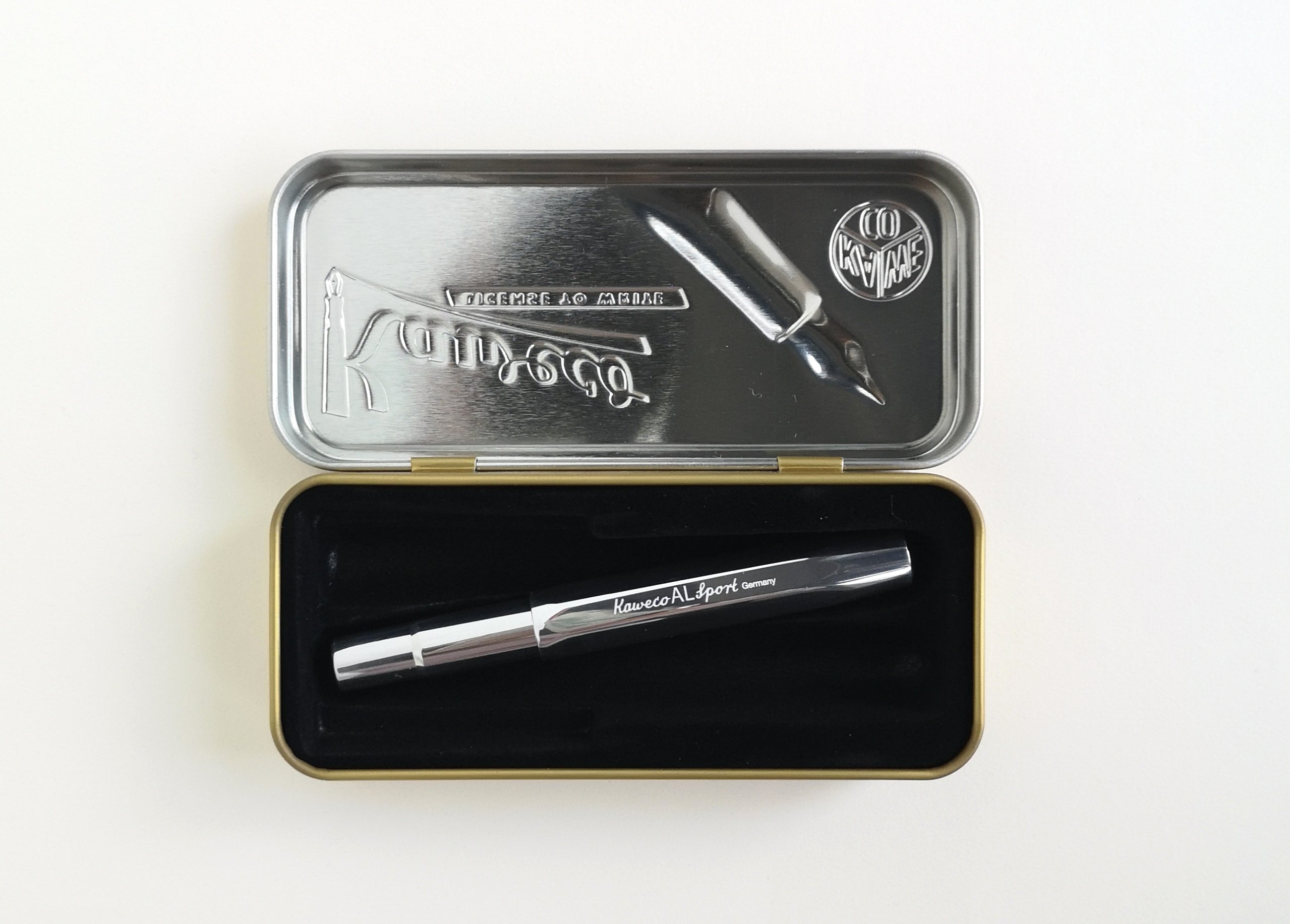 Kaweco Aluminium Sport Fountain Pen in Metal Display Tin
