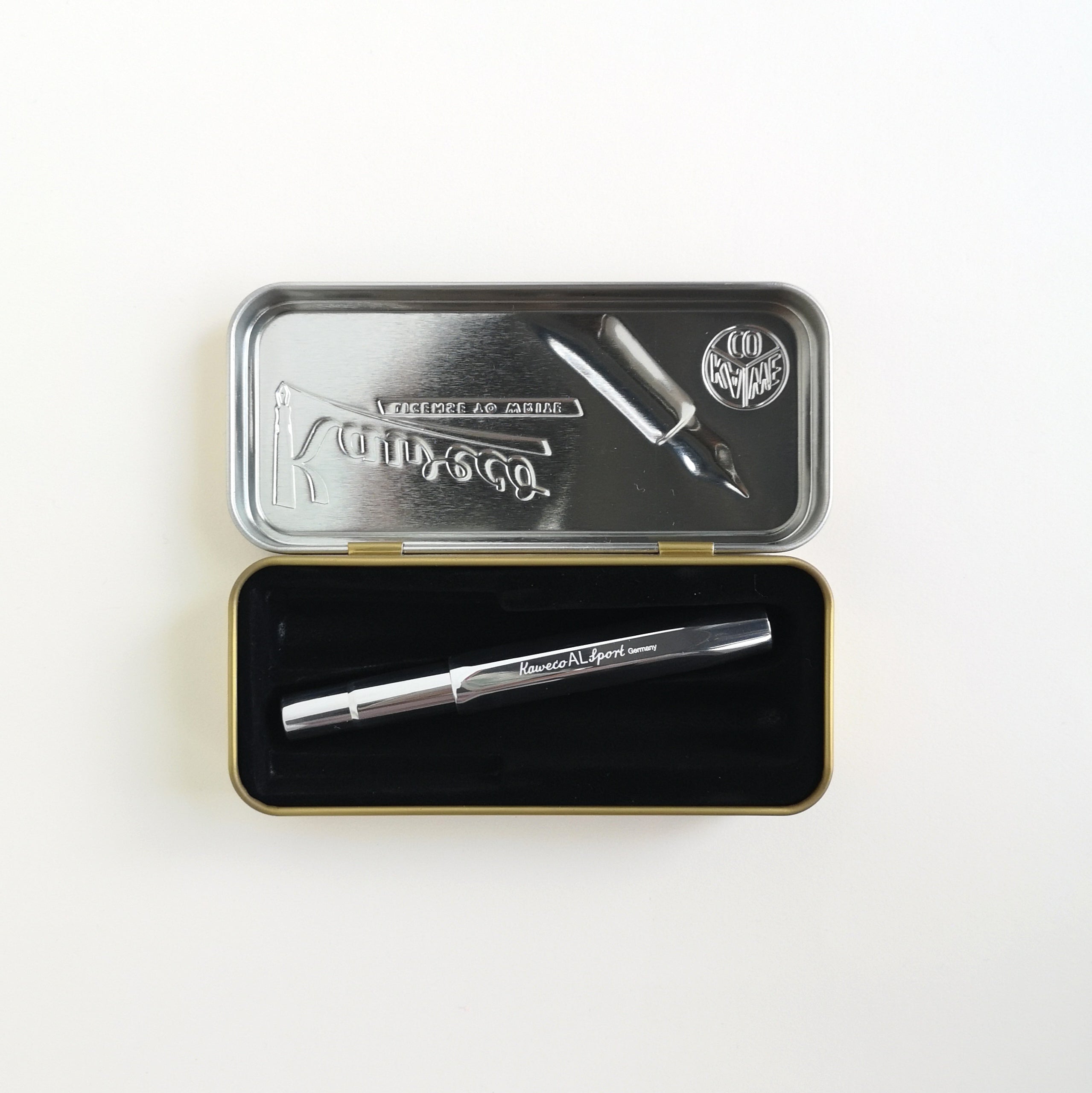 Kaweco Aluminium Sport Fountain Pen in Metal Display Tin