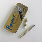 Kaweco Brass Liliput Fountain Pen with cap and metal display tin