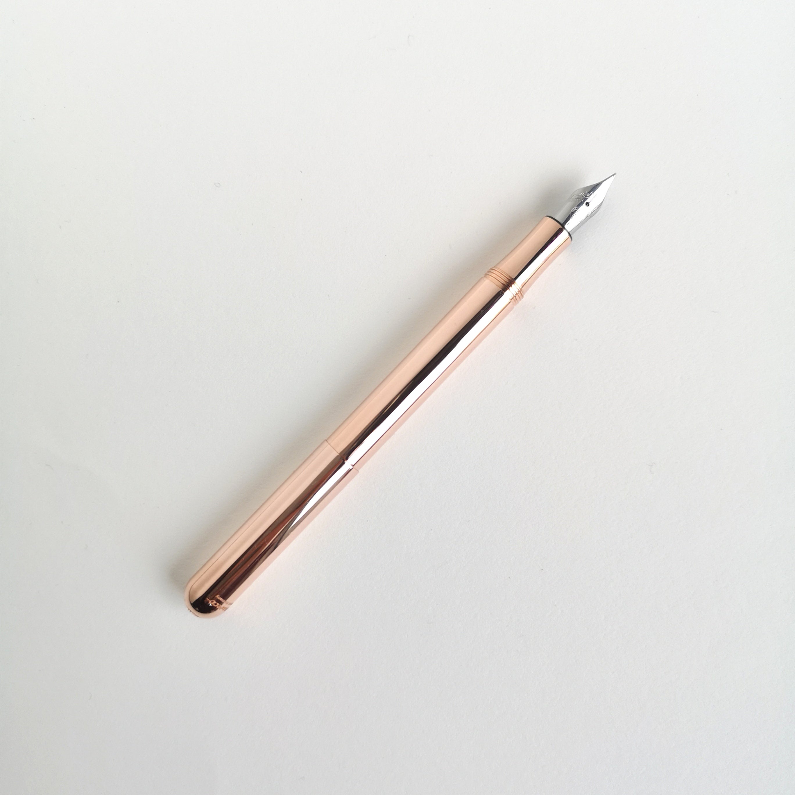 Kaweco Copper Liliput Fountain Pen with cap posted