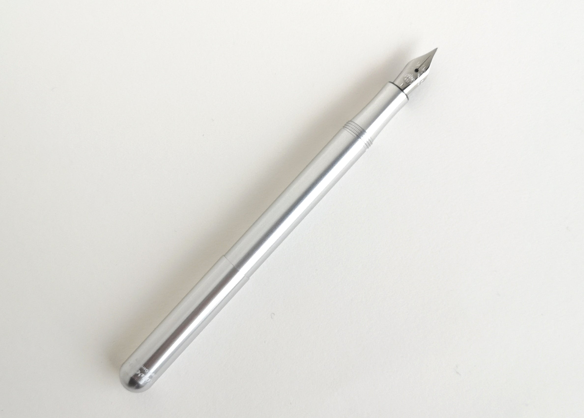 Kaweco Silver Liliput Fountain Pen with cap posted