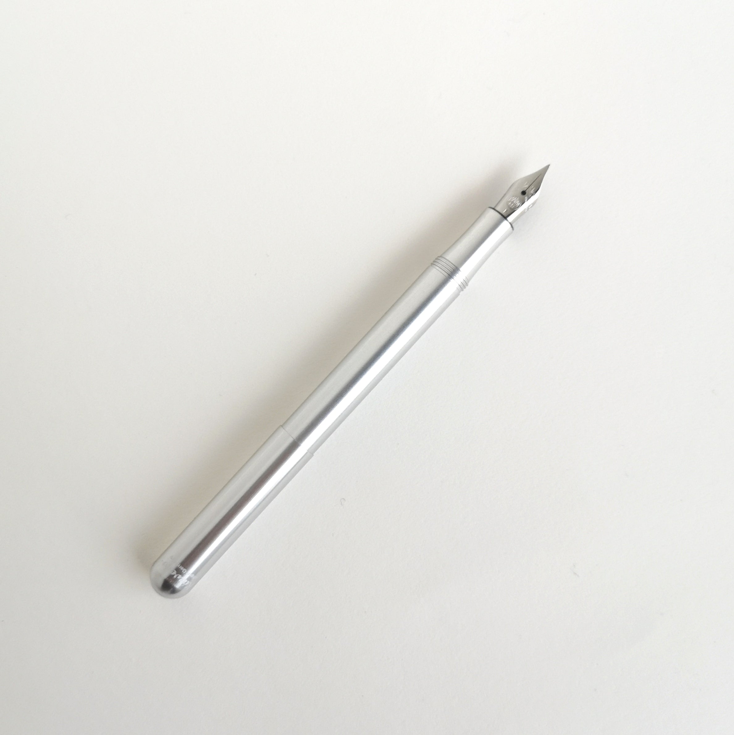 Kaweco Silver Liliput Fountain Pen with cap posted