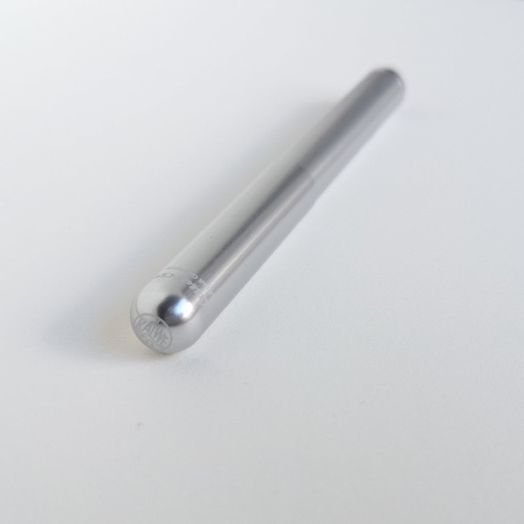 Kaweco Silver Liliput Fountain Pen close-up of Kaweco logo