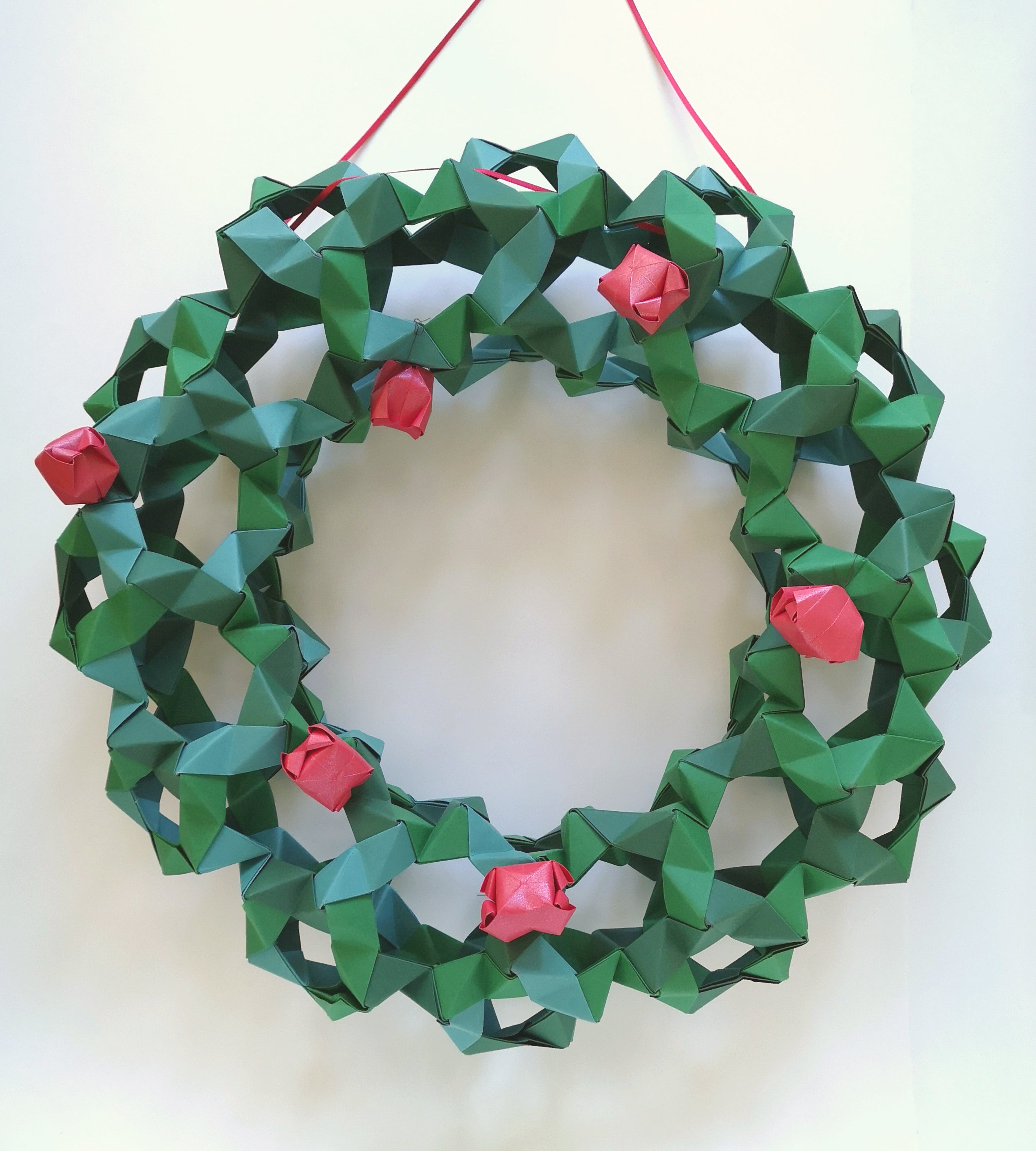 Geometric Origami Wreath Kit – Meticulous Ink