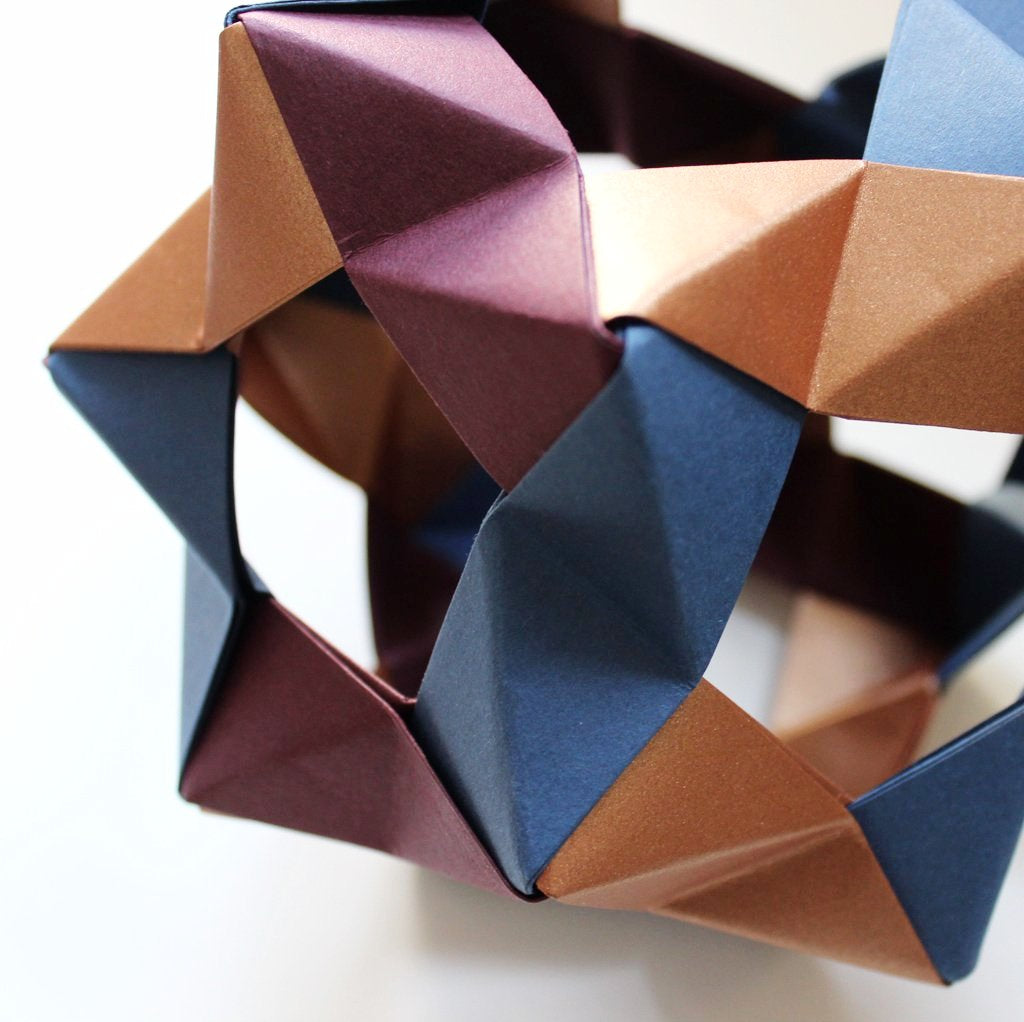 Close-up of of origami decoration