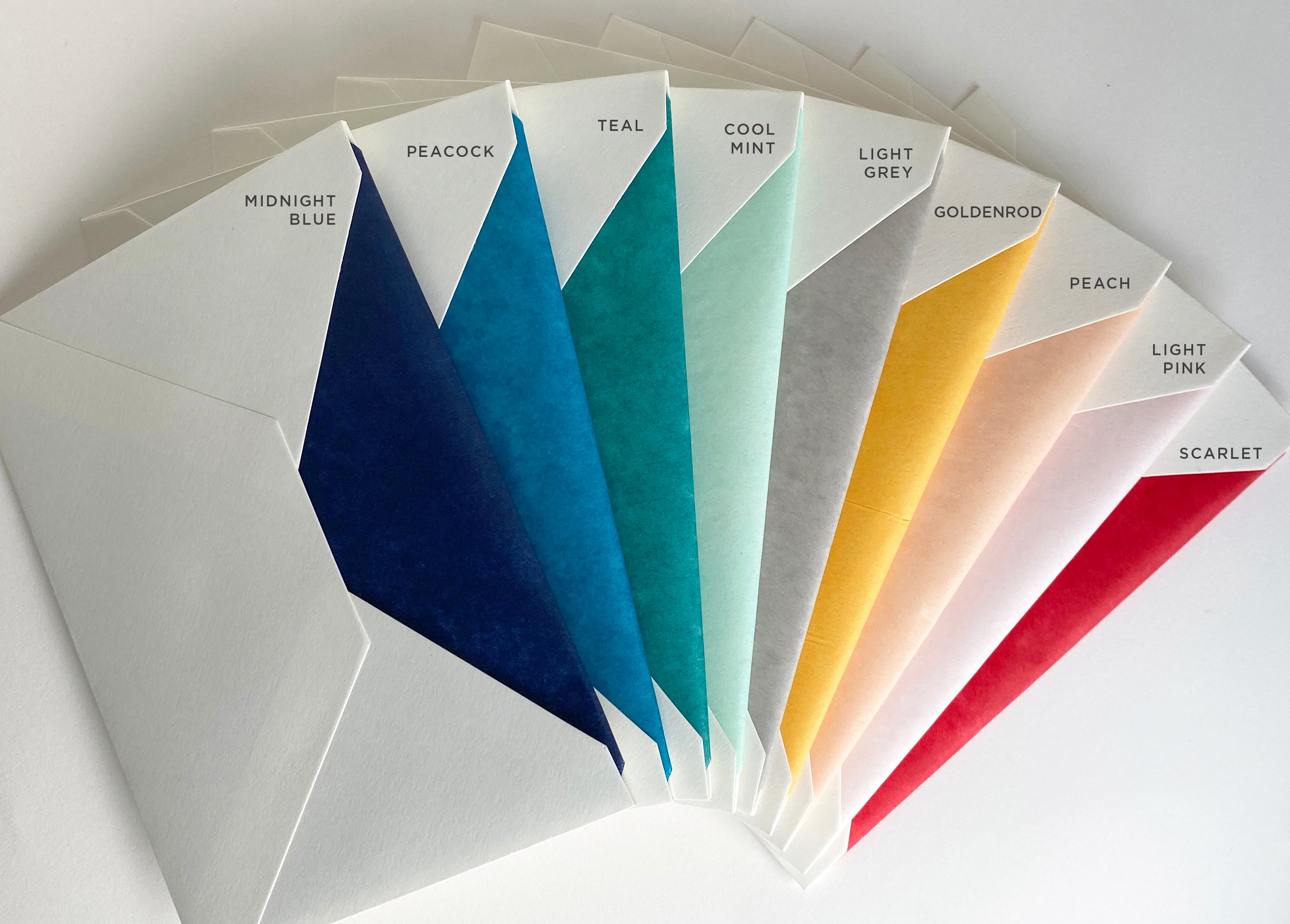 Selection of tissue lined C5 envelopes